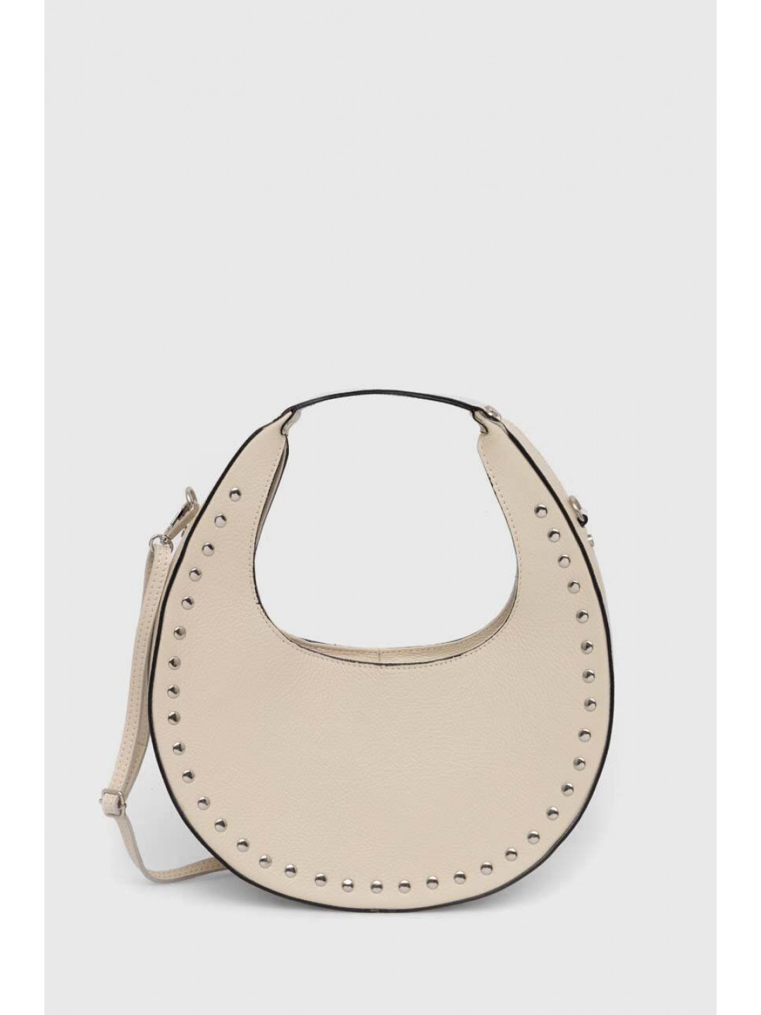 Kožená kabelka Answear LAB béžová barva